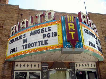 Rialto Theatre - Marquee Close-Up (newer photo)
